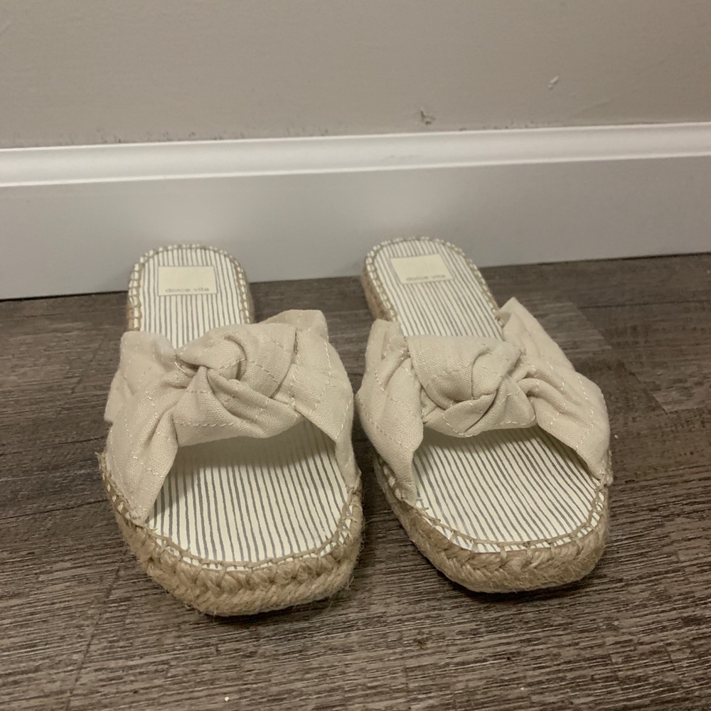 Dolce Vita Benicia Espadrille Knotted Slides